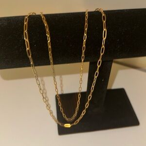 Victoria Emerson stack chain necklace